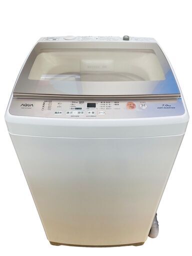 【レガストック江東店】AQUA アクア 7kg 全自動洗濯機 AQW-GV70G 2018年製