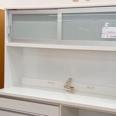 配送設置込み 鏡面仕立て ニトリ キッチンボード アルミナ2 120KBWH 