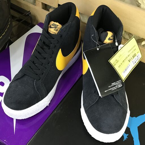 NIKE SB ズームブレイザーミッド 24cm ブラック スニーカー 未使用品