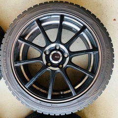 4本 Advanti RACING VIGOROSO M993 17インチアルミホイール DUNLOP 