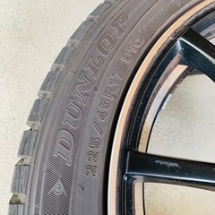 4本 Advanti RACING VIGOROSO M993 17インチアルミホイール DUNLOP 