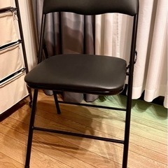 パイプ椅子(黒)