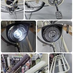 J265☆サビキズ使用感有り☆普通自転車☆Fiona☆LEDオート☆6