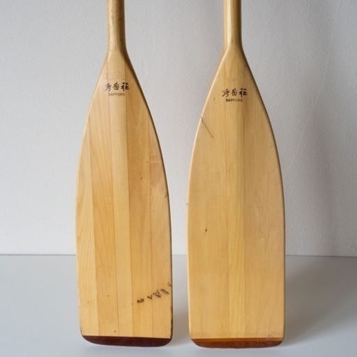 パドル　木製　2本セット　オール 木製パドル2本セット