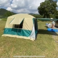 キャンプ　テント　ツールームテント　家族
