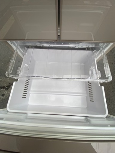 ♻️大阪市内配達設置無料 ♻️激安訳あり　日立冷蔵庫オシャレガラスドア　自動製氷機付き　401L♻️保証有り