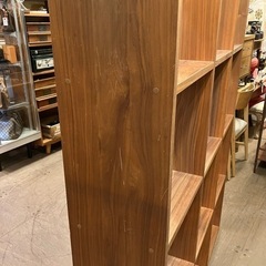 【売約済み】無印　無印良品　MUJI スタッキングシェルフ　スタッキングシェルフセット・５段×３列・ウォールナット材　ウォルナット　棚　シェルフ　ラック　3×5 