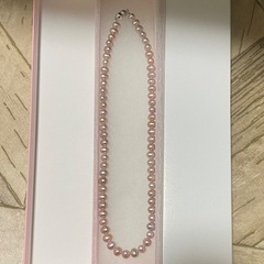 ピンク　パール／真珠　ネックレス