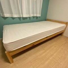 ★無印良品 木製シングルベッド★