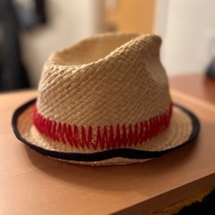 ストローハット　帽子