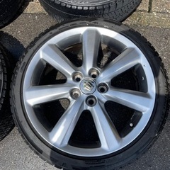 18クラウンアスリートホイール 4本 タイヤ付き