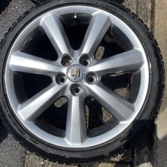 18クラウンアスリートホイール 4本 タイヤ付き