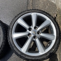 18クラウンアスリートホイール 4本 タイヤ付き