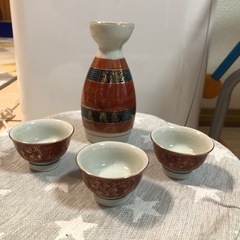 レトロ九谷　清峰　酒器