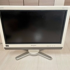 差し上げます　シャープ20型液晶TV