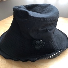 iiMK 黒色　帽子👒　レディース