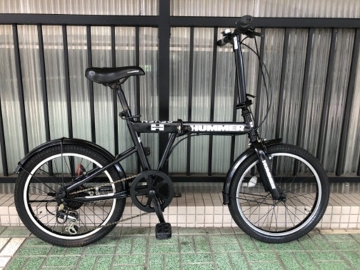 折りたたみ自転車HUMMER 極太タイヤ。定価 : 35,700円。