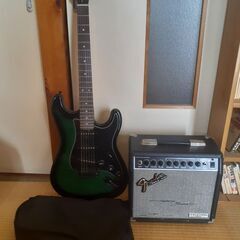 初心者向けSELDER製ストラトタイプエレキギター＋Fender...