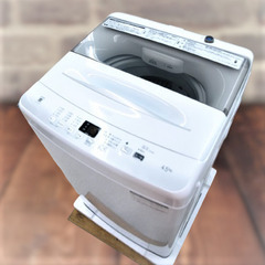 洗濯機　4.5kg　ハイアール　JW-U45EA（W）　未使用品