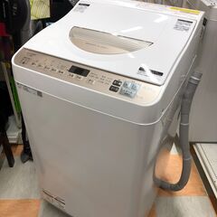 シャープ 5.5kg 洗濯機(衣類乾燥機能付き）ES-T5DBK...
