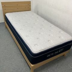 店頭購入歓迎 シングルベットセット 組み立別途料金で可能 ベッド 中古 