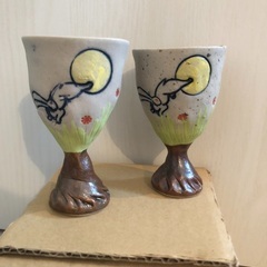 陶器製カップ