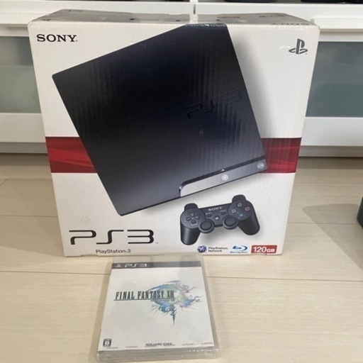 最低価格の 【未使用】PS3 本体\u0026ファイナルファンタジーXIII付き