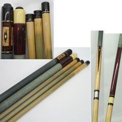 ビリヤード キュー バット2本・シャフト3本セット アダム 8 adam Ⅷ 他