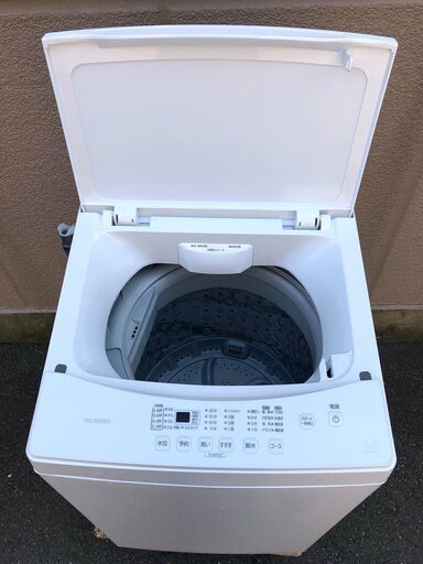 ㉚【税込み】アイリスオーヤマ 6kg 全自動洗濯機 IAW-T603WL 部屋干しモード搭載 2020年製【PayPay使えます】