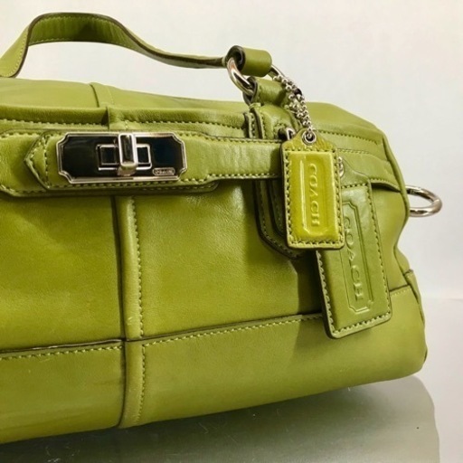 COACH オールドコーチレアカラー\u0026モデル日本未発売2wayミニボストンバッグ