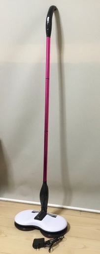 ＜動作・美品＞コードレス回転モップクリーナー (充電式) ZJ-MA8-PK メタリックピンク