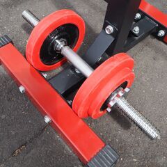 バーベル/ダンベルセット バーベルスタンド付き 合計約100kg程度 15kg 