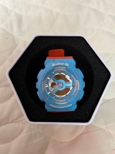 美品‼️[カシオ] 腕時計 ベビージー BA-110NC-2AJF オレンジ 水色  Baby-G
