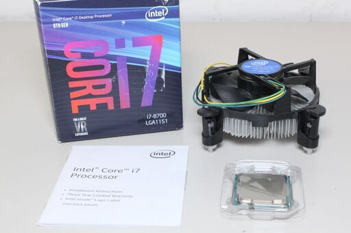 Intel/Core i7 8700 3.2GHz/第8世代/CPU/PCパーツ ⑥