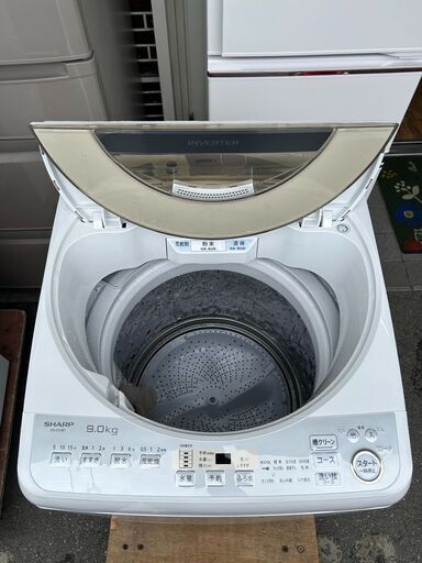 ▼値下げ▼洗濯機 シャープ ES-GV9D 2019年 9kg せんたくき  自社配送時代引き可※現金、クレジット、スマホ決済対応※ 【安心の3ヶ月保証★送料に設置込】