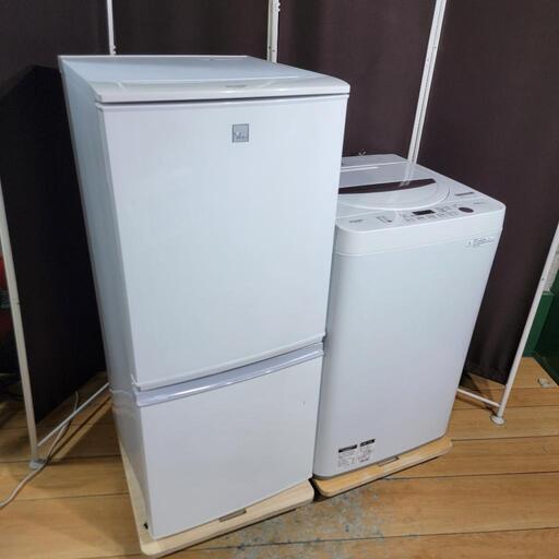 ‍♂️売約済み‼️お届け\u0026設置は全て0円‼️つけかえドア対応✨SHARP 家電セット