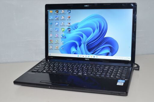 中古良品ノートパソコン Windows11+office NEC VJ22LF-F core i3-2328M/爆速SSD256GB/メモリ4GB/15.6インチ/webカメラ/DVDマルチ搭載