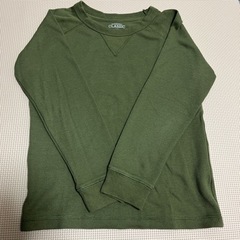 130 ワッフル　Tシャツ　カーキ