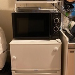 【引取先決定】冷蔵庫、電子レンジ、オーブントースター