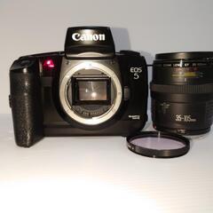 Canon　EOS5 　フィルム一眼レフ　動作ＯＫ レンズセット