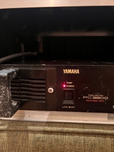 YAMAHA パワーアンプ PC3500 MST 4Uケース付