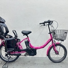子供乗せシート付き　ヤマハパスバビー電動自転車　20インチ　お買い得品