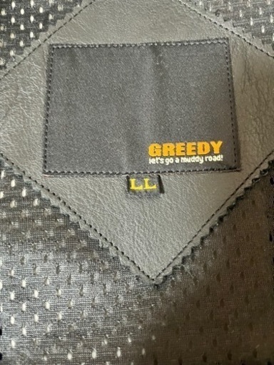 GREEDY グリーディー  牛革メッシュ レザージャケット　LLサイズ