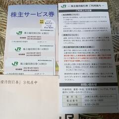 JR東日本旅客鉄道株主優待券(４割引)&株主サービス券