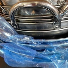 業務用 ステンレス 寄せ鍋セット 未使用品&中古品 一人鍋セット ステンレス鍋 両手鍋 もつ鍋 ちり鍋 引き取り可 大阪 お玉付属 厨房 店舗