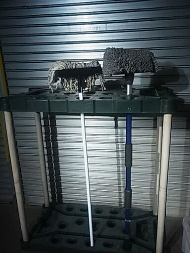 収納 スコップや掃除用具 縦 縦長柄 立てて収納　引き取り対応