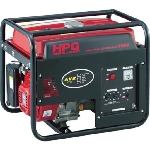 ワキタ(WAKITA) エンジン発電機 HPG2500 未使用・美品