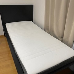 IKEA シングルベッド　マットレス付き