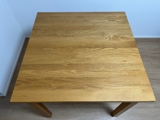 無印良品 無垢材テーブル オーク材 正方形(80cm×80cm) | alfasaac.com