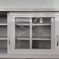 ☆ジモティ割あり☆ レンジボード 白 H186×D48.5×W117 クリーニング